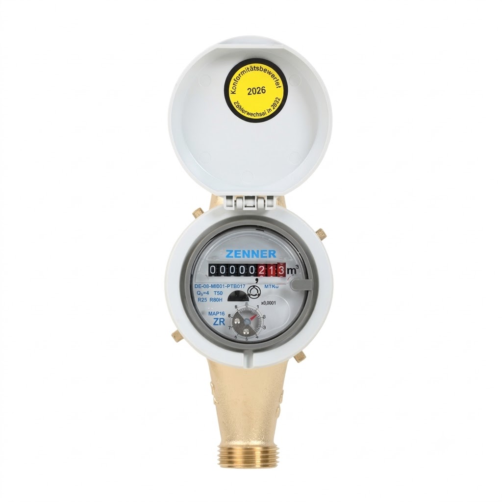 Wasserzähler MTKD-M  Eichung 2026 Q3 = 25  für Kaltwasser 50 °C BL 300 mm  2 1/2 Zoll