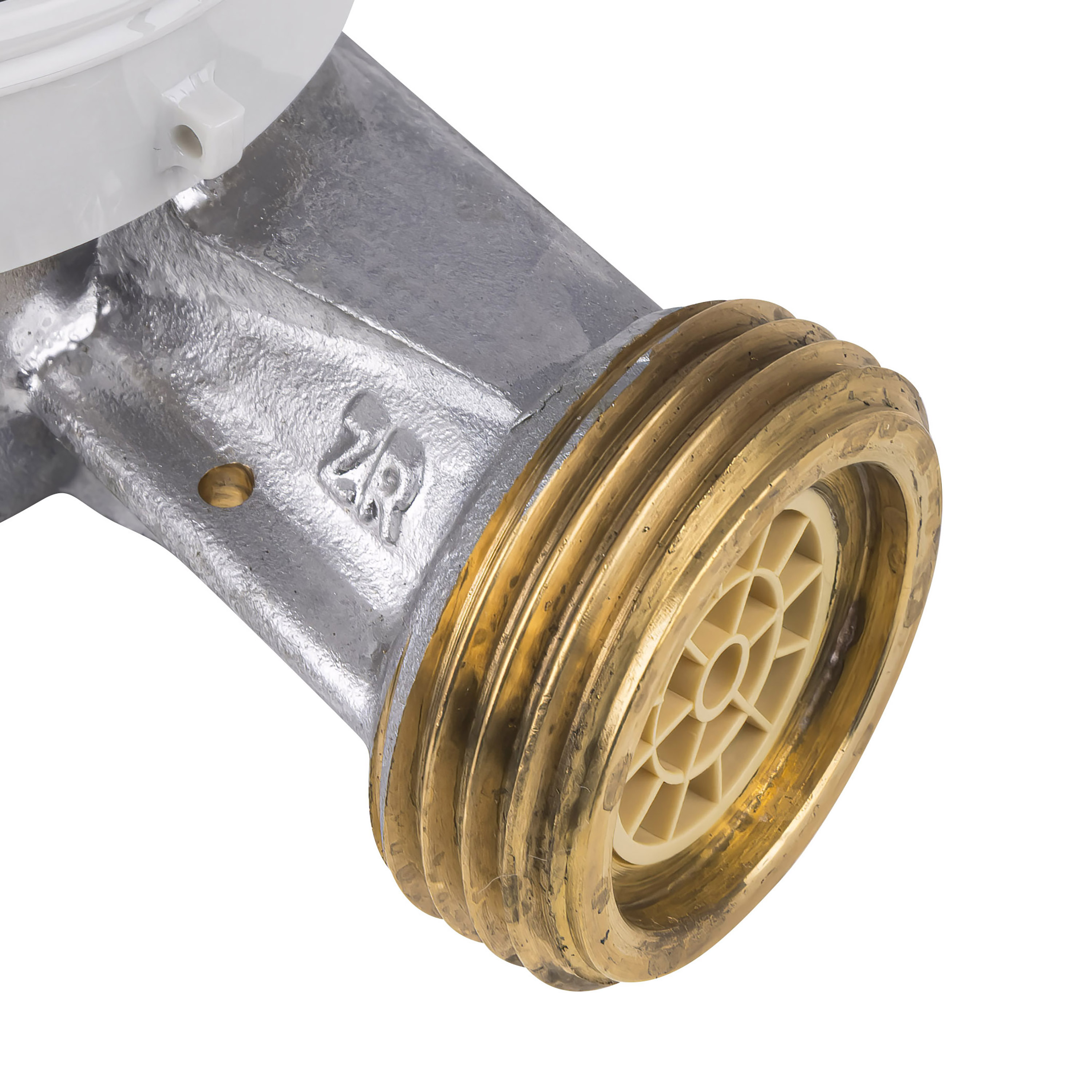 Wasserzähler von Zenner Q3 = 4 Kalt + Warmwasser / 1 AG / BL 130 mm mit Impulsausgang 1 Liter Eichung 2026 