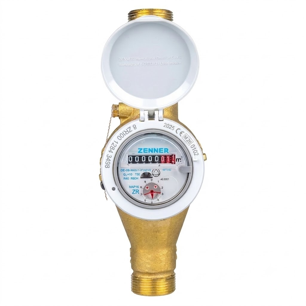 Wasserzähler MTKD-M Eichung 2026  Q3=10  für Kaltwasser 50 °C 260 mm  1 1/4 Zoll