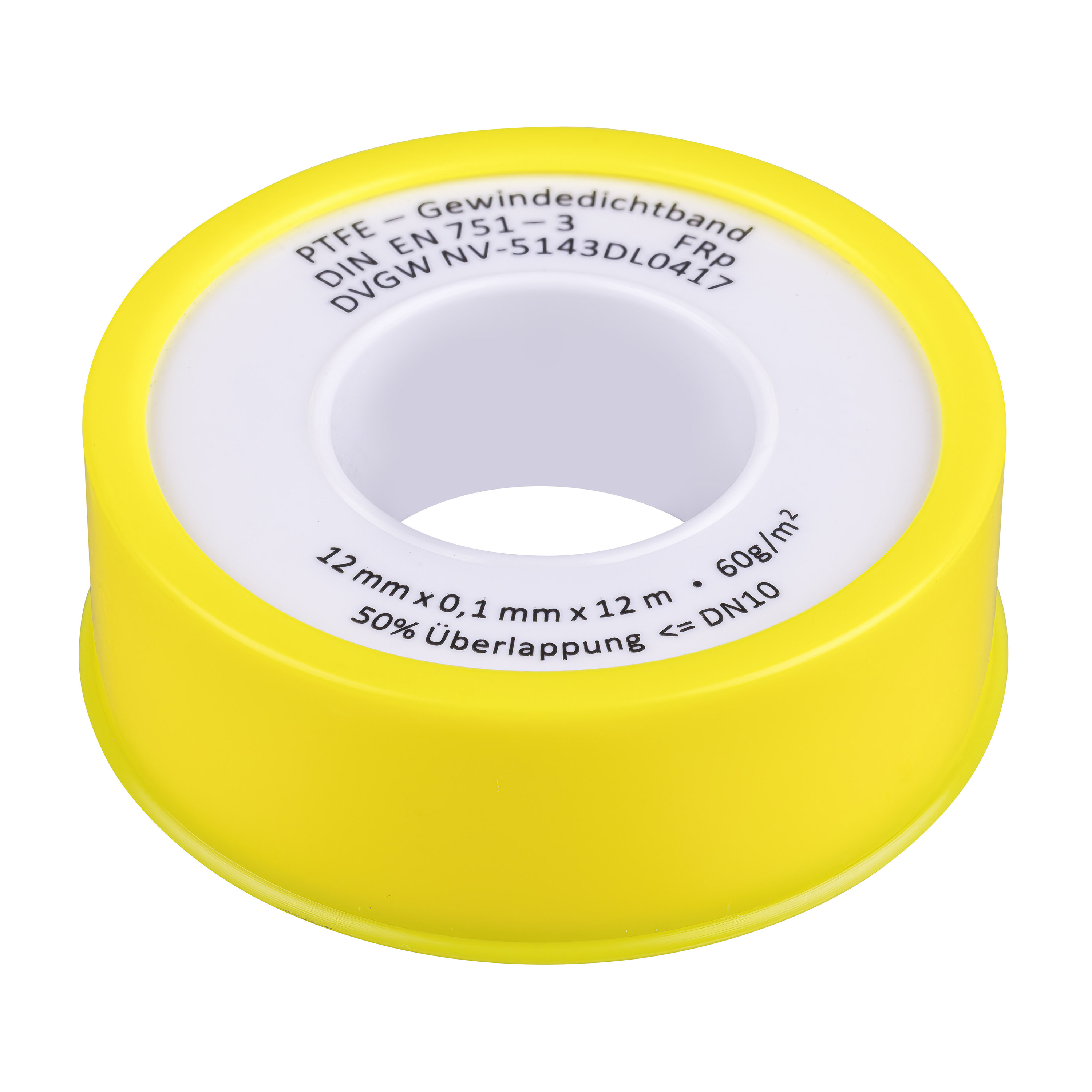 Gewinde-Dichtband PTFE für Feingewinde  DVGW + KTW zugelassen