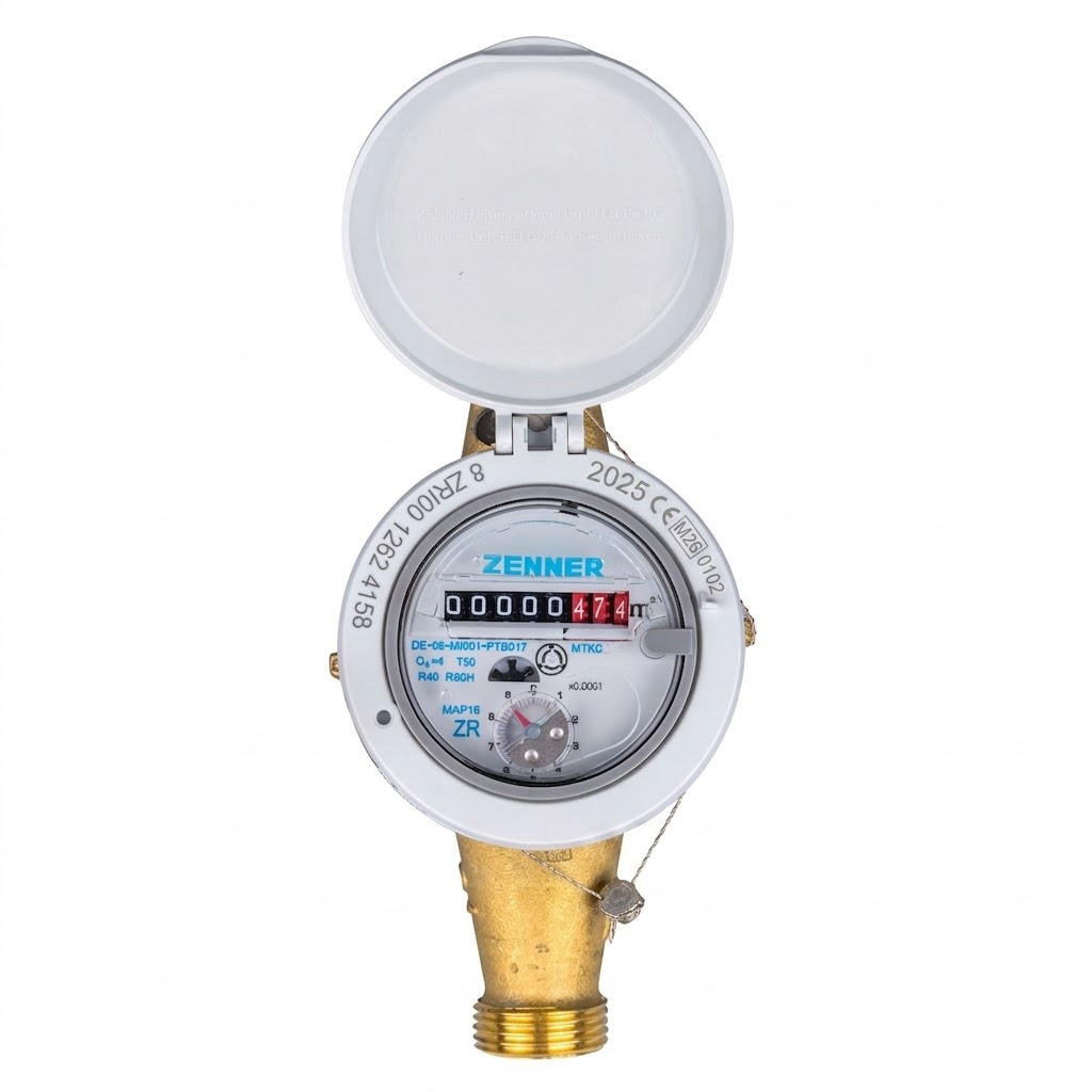 Wasserzähler Eichung 2026 MTKD-M  Q3=4  für Kaltwasser 50 °C BL 190 mm  1 Zoll