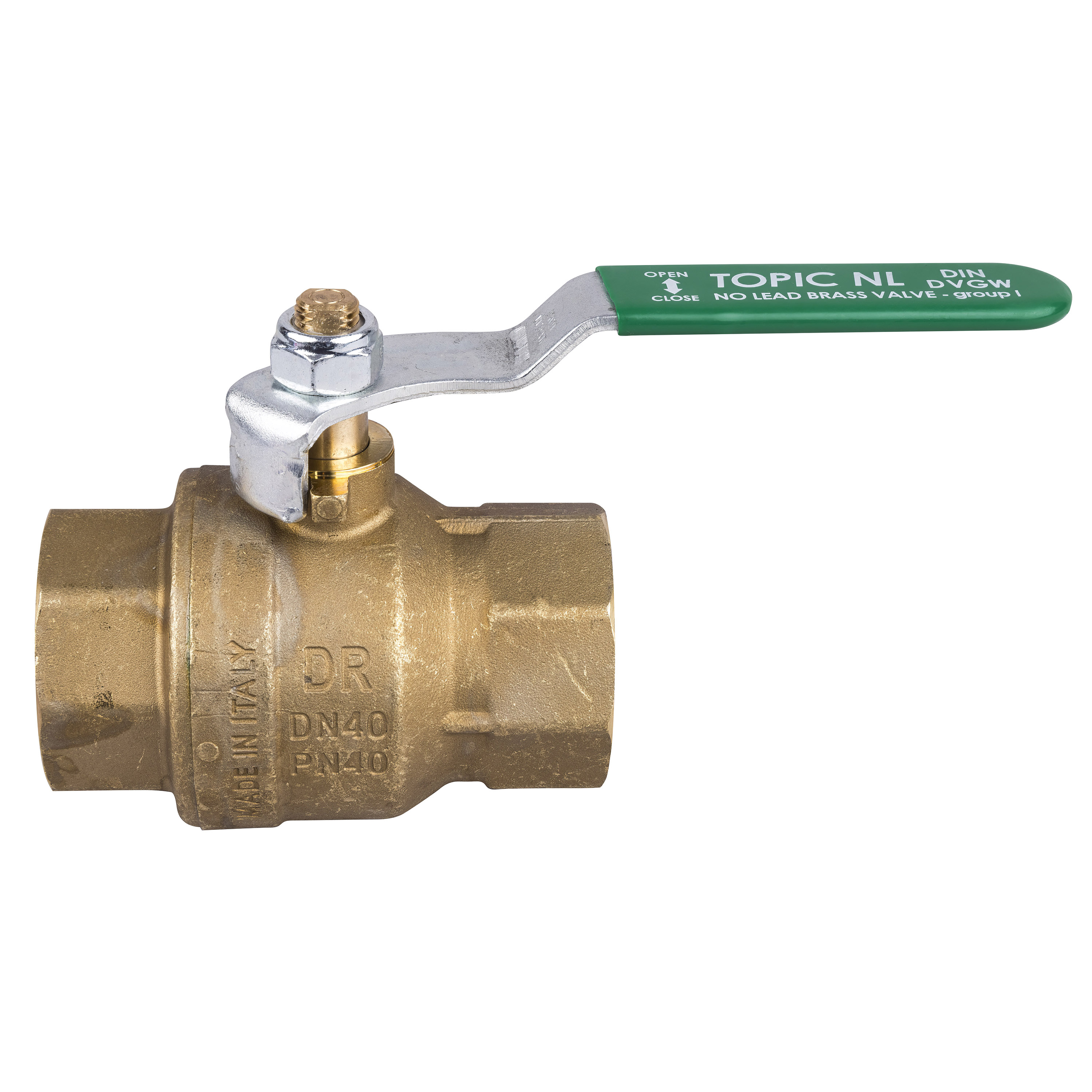 Trinkwasser-Kugelhahn voller Durchgang 11/2 Zoll IG CW511L 