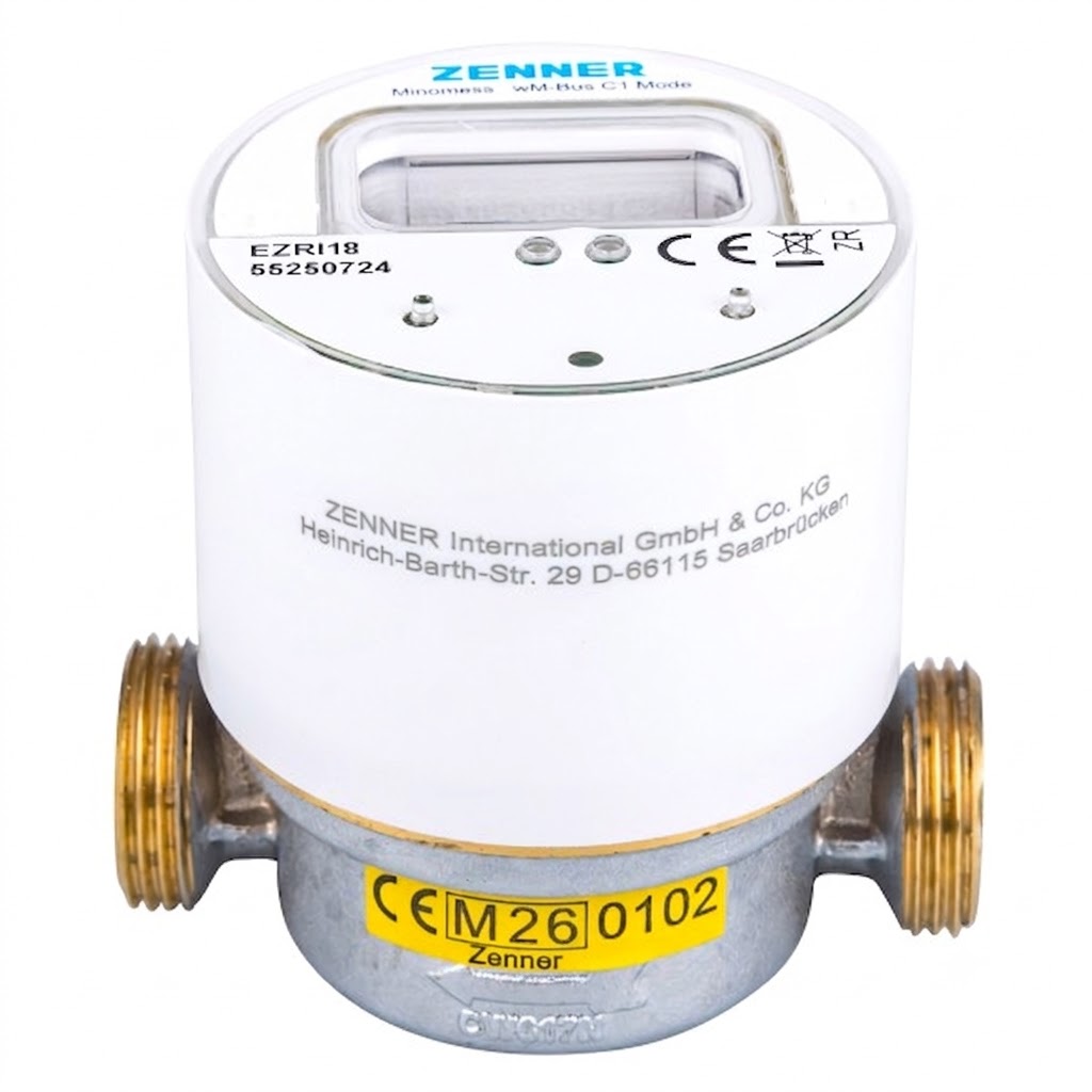 Kaltwasserzähler Q3 = 2,5 Baulänge 80 mm - 3/4 AG LoRaWAN Funk