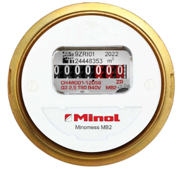 Minol MB 3 passende Messkapsel Kaltwasser Q3 = 2,5  OMS-Funk 868MHz Eichung 2026