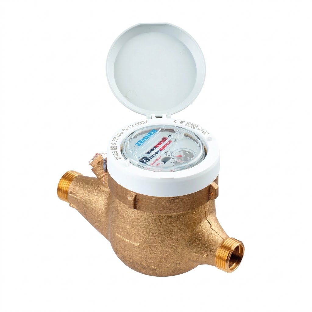 Eichjahr 2026 Warmwasserzähler MTWD-M-CC Q3 = 16, 300 mm, 2 Zoll