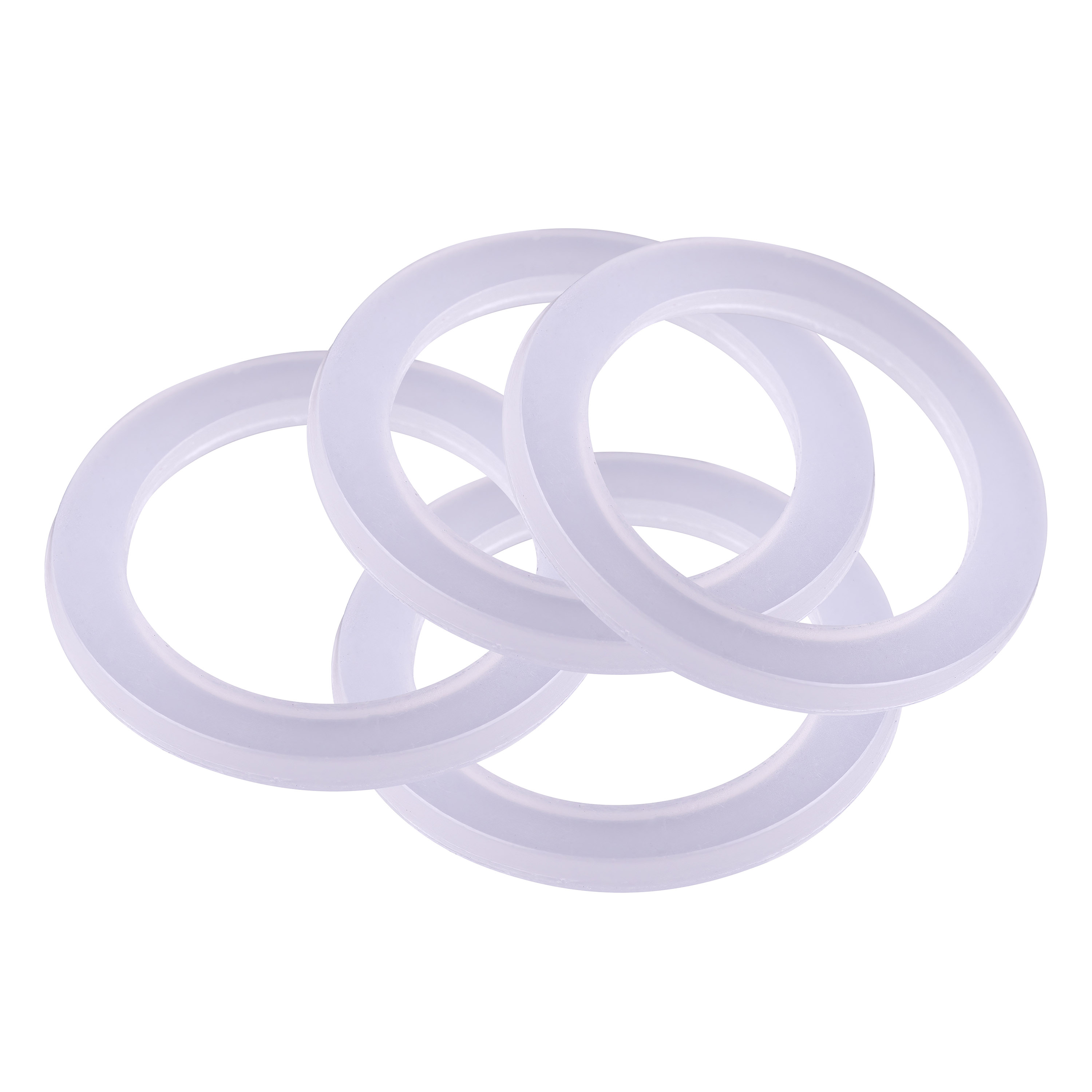 Set (100 Stück)Kunststoffdichtung PE, 17x24x2  mm für Zähler DN 15 Nennweite G 3/4 Zoll 