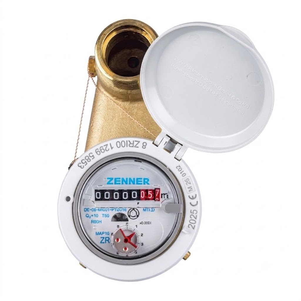 Eichjahr 2026 Steigrohr Wasserzähler MTKD-M-ST  Q3=10  für Kaltwasser 50 °C  150 mm  1 1/4 Zoll