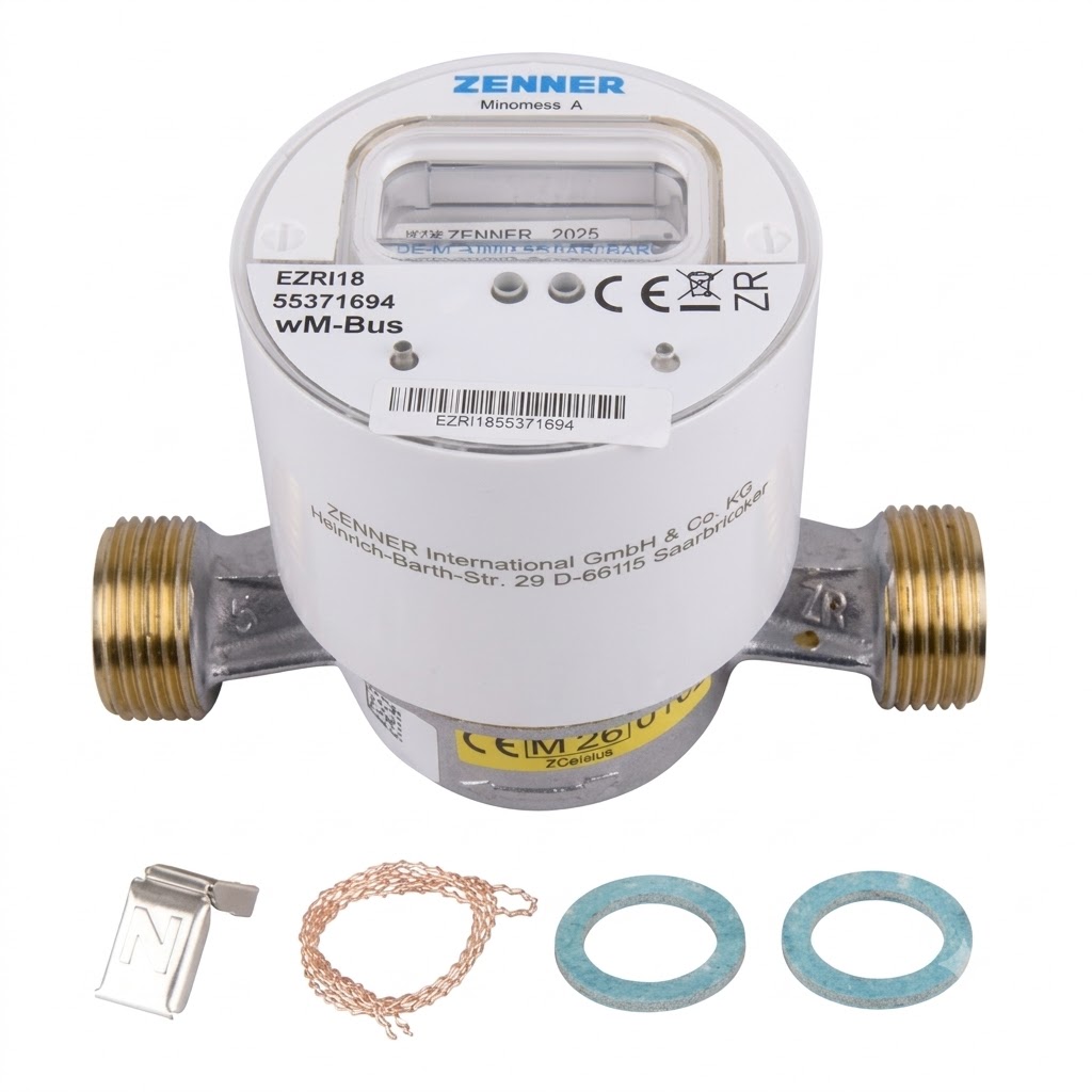 Kalt -Wasserzähler Q3 = 2,5 -110 mm - 3/4 AG  OMS-Funk 868MHz Eichung 2026