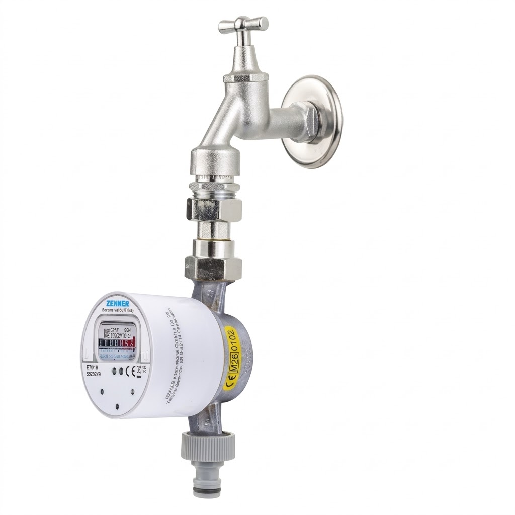 Gartenwasser / Zapfhahn - Wasserzähler mit OMS-Funk 868MHz Eichung 2026