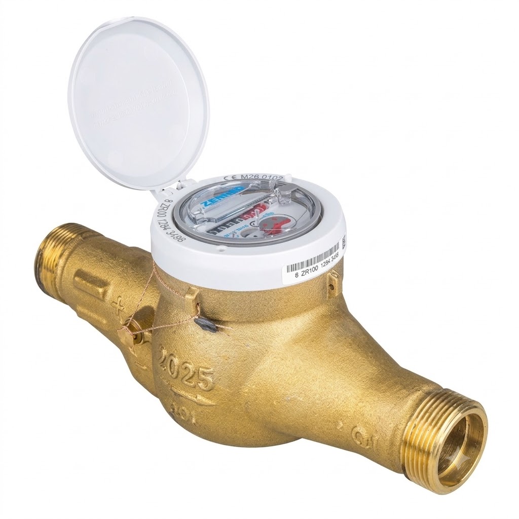 Wasserzähler MTKD-M Eichung 2026  Q3=10  für Kaltwasser 50 °C 260 mm  1 1/4 Zoll